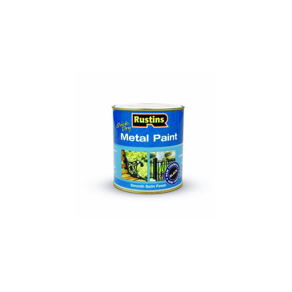 MPBK250 250ml Quick Dry Metal Paint Black