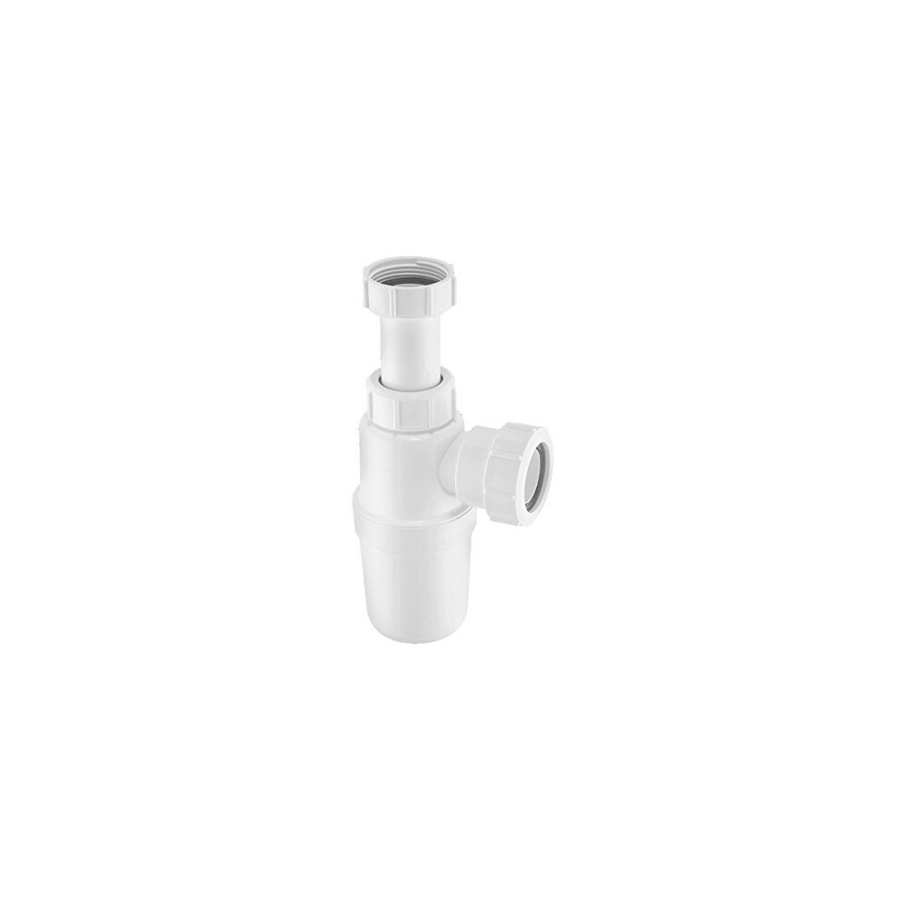 AA10 Adjustable Inlet Slim Bottle Trap White