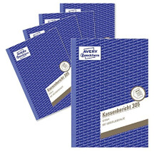Avery Zweckform 3055 Cash Statement Pad A5 50 Sheets 5Pack