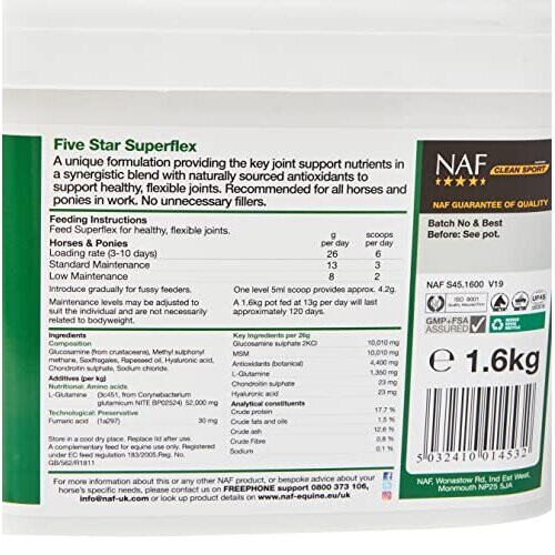 Five Star Superflex for Horses Joints 16kg 1