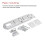 BHS190 Heavy Security Hasp and Staple Chrome 190mm 4