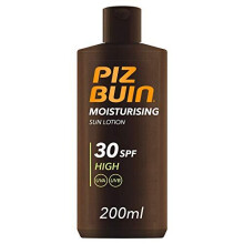Piz Buin Moisturising Sun Lotion SPF30, 200 ml – Hydrating, Sweat- and Water-Resistant UV Protection