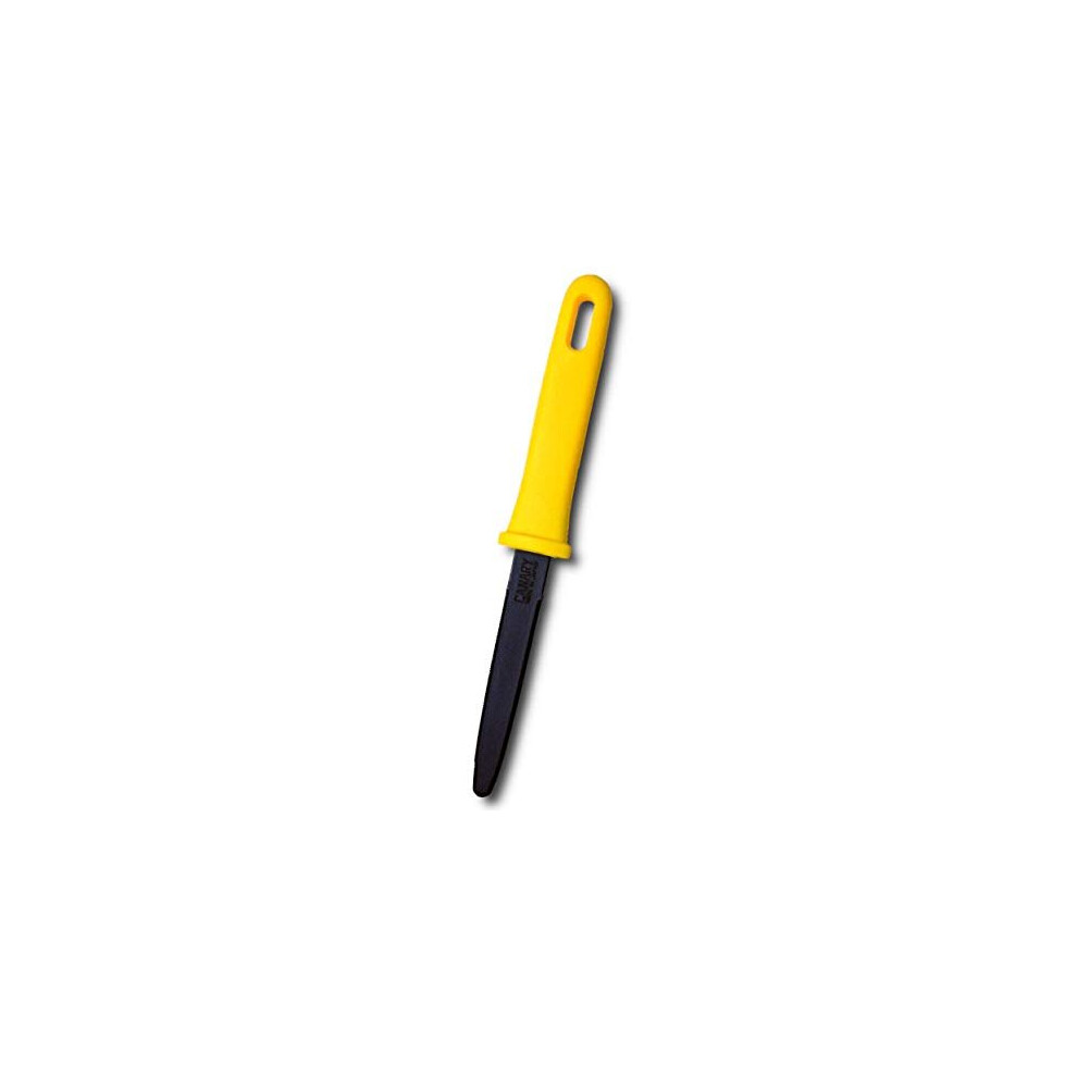 Corrugated Cardboard Cutter Dan Chan Safety Box Cutter Knife NonStick Fluorine Coating Blade Made in Japan Yellow DC190F1