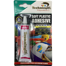 Clear Adhesive Glue for Soft PVC Synthetic Materials Upholstery Coated Fabrics 20ml