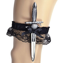 BA2990 Pirate Knife Garter for Fancy Dress Womens One Size