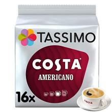 Costa Americano Coffee Pods x16 Pack of 5 Total 80 Drinks