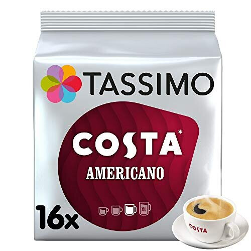 Costa Americano Coffee Pods x16 Pack of 5 Total 80 Drinks