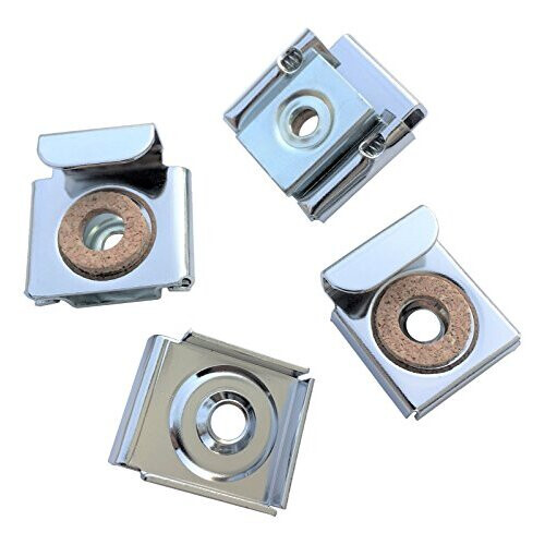 Reflex Frameless Unframed Bathroom Mirror Glass Wall Hanging Fixing Kit Hardware Metal Chrome Silver Effect Spring Loaded Clips with Screws and Rawl