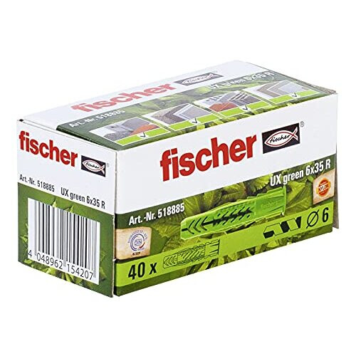 Fischer 518885 UX Green Universal Plug 1
