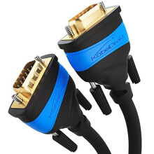 5 m VGA cable for maximum quality highpurity copper lines Full HD VGA to VGA connects computer to screen plasma TV projector 15pin monitor cable