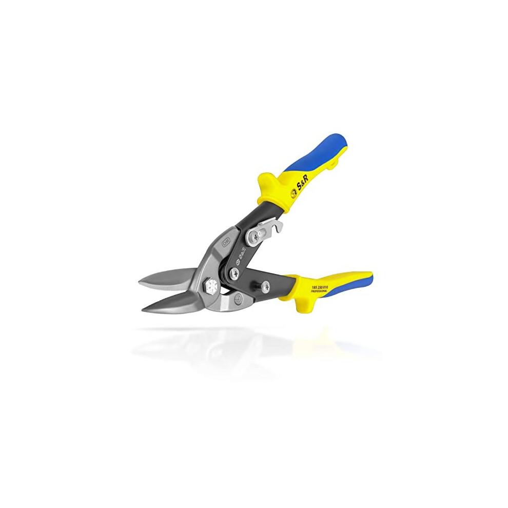 Tin Snips Aviation 250mm Made of CrMo Steel for Metal Sheets Cutting Left Cut