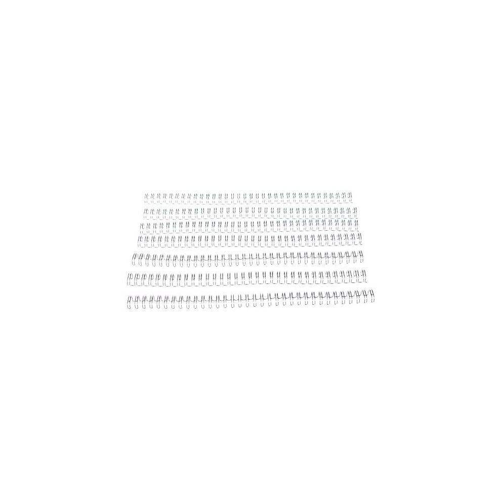 Wire Binding Combs 10mm silver 31 34 loops A4 100 pcs PW09501