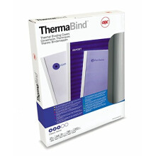 3 mm Standard Thermal Binding Cover A4 Pack of 25 White