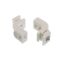 10-Pack Curtain Rail Track Brackets for Swish Sologlide/Sologlyde - White
