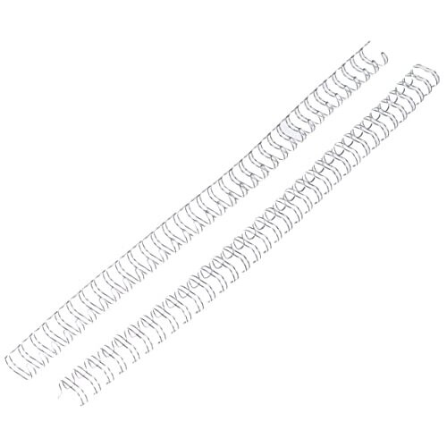 Wire Binding Combs 10mm silver 31 34 loops A4 100 pcs PW09501 1