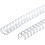 Wire Binding Combs 10mm silver 31 34 loops A4 100 pcs PW09501 3