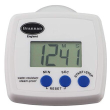 Digital Water Resistant Shower Timer Steam Proof Bathroom Wet Room