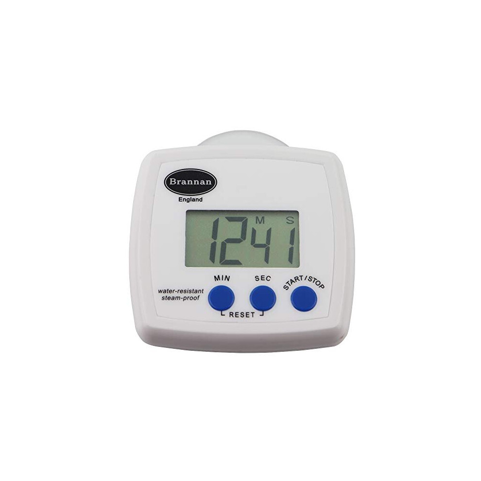 Digital Water Resistant Shower Timer Steam Proof Bathroom Wet Room