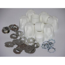 Universal Fitting Replacement Safety Radiator Valve CapsTops 6 Pack Wheelheads