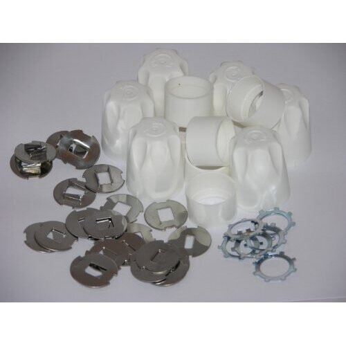 Universal Fitting Replacement Safety Radiator Valve CapsTops 6 Pack Wheelheads