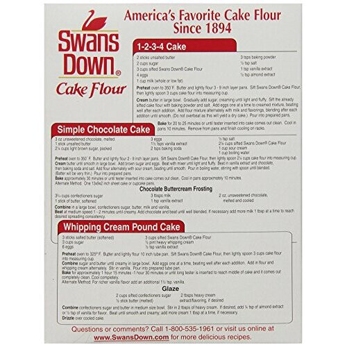 Bleached Cake Flour 907 g 2
