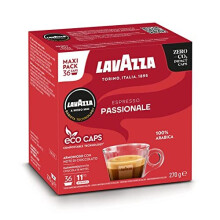 A Modo Mio Espresso Passionale Coffee Capsules 100 Arabica Warm and Inviting Taste Intensity 1113 Dark Roasting Perfect for a 40ml Espresso