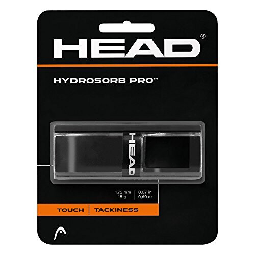 HEAD Unisexs HYDROSORB PRO Racquet Grip Black One Size