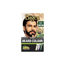 Mens Beard Colour No Ammonia Formula with Aloe Extract Olive Oil 102 Brown Black