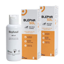 Blephasol Micellar Lotion for Daily Hygiene of Sensitive Eyes Cleanses and Removes Dirt Tears Secretions and Makeup Alcohol and PreservativeFree