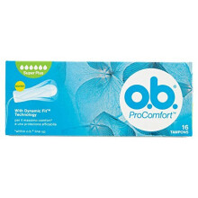 OBTampons Super Plus Easy and Reliable Protection 16 Pieces