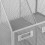 Wiremesh Triple Magazine Rack Silver 4