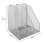 Wiremesh Triple Magazine Rack Silver 5