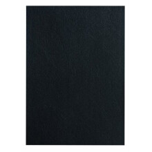 A4 Leather Grain Cover Black Pack of 100