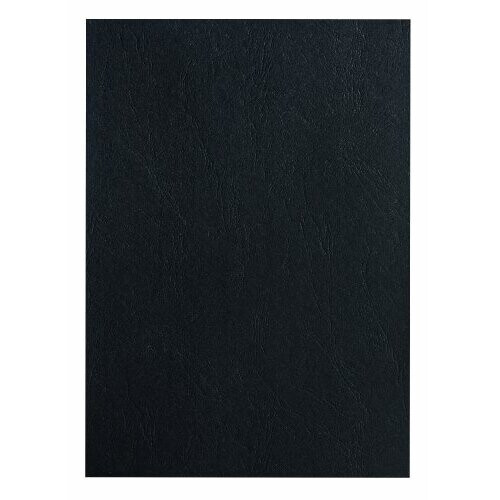 A4 Leather Grain Cover Black Pack of 100
