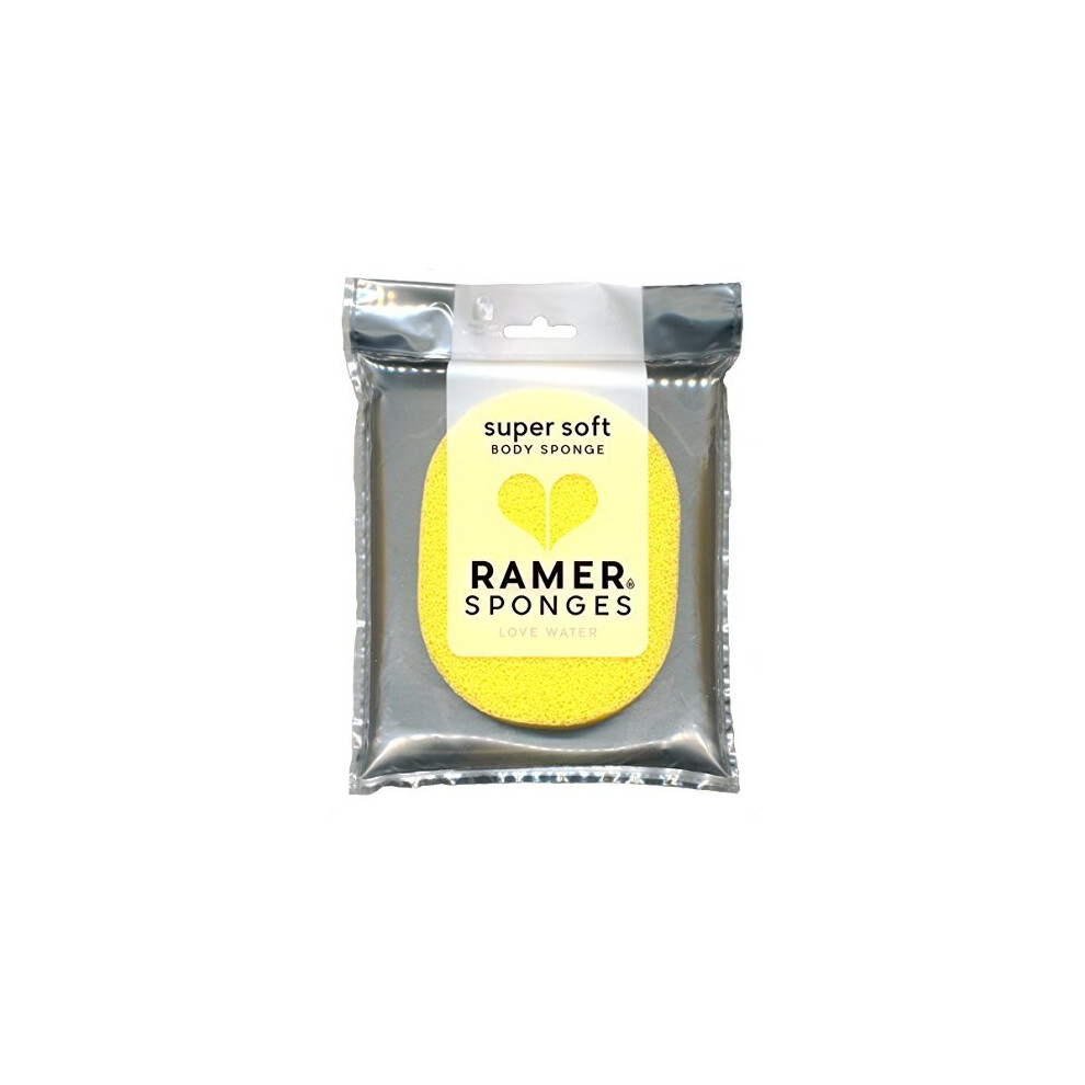 Ramer Yellow Shower Sponge Super Soft Body Sponge Small