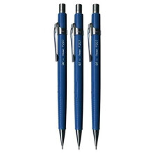 07mm P207 Blue P200 Series Automatic Mechanical Draughting Pencil Refillable Lead Eraser P207C Pack Of 3