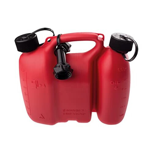 562410 Two Compartments Container for Grease and Petrol Chain SawsOne SizeRed