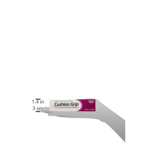 Cushion Grip Thermoplastic Denture Adhesive 1 oz Pack of 2 2