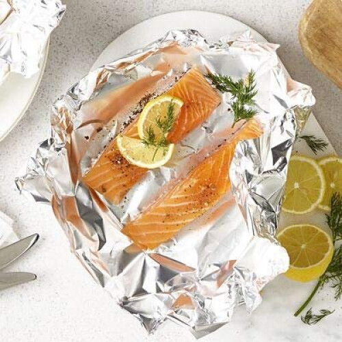 Lakeland Thick Aluminium Kitchen Foil Ready Cut Sheets 27 x 30cm 1
