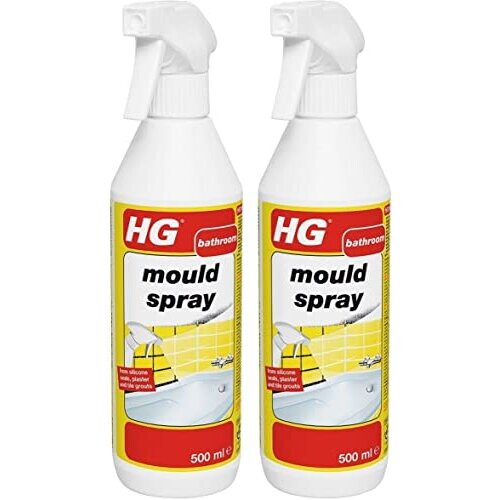 HG Hagesan Bathroom Mould Removal Spray 500 ml - Removes Mould, Fungi & Algae Stains from Tiles, Grout & Silicone