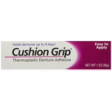 Cushion Grip Thermoplastic Denture Adhesive 1 oz Pack of 2