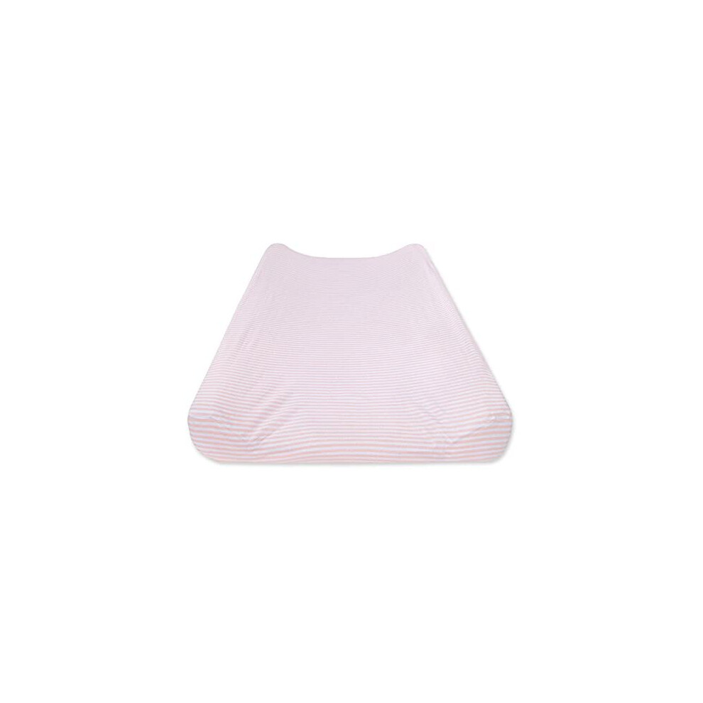Classic Stripe Changing Pad Cover Blossom