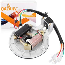 2 Coil Magneto Stator Plate Ignition Coil Compatible with 50cc 70cc 90cc 110cc 125cc 140cc Pickup Kick Start Pit Dirt Bike ATV Go Kart Quad Scooter