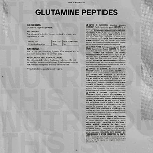 Glutamine Peptides Powder 500 g Packaging May Vary 2