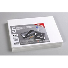 Ref 193658C Foam Board Pack of 5 Sheets A4 297 x 210mm in Size 10mm Thick Light Stiff Suitable for Decoration Framing ModelMaking