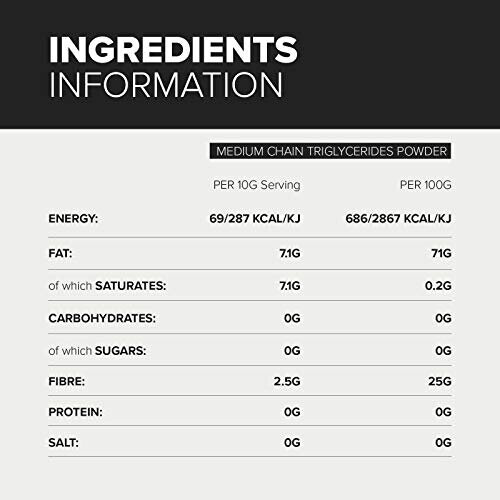 Medium Chain Triglycerides MCT Powder 500 g 2