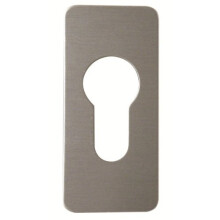 Ee2 Small Stick On Euro Escutcheon Satin Anodised Aluminium Saa