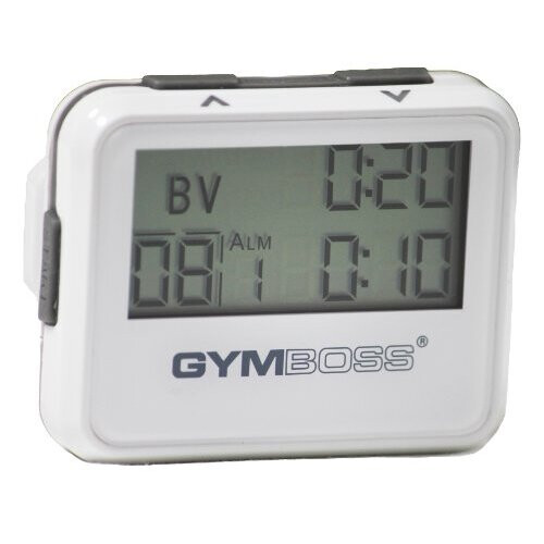 Gymboss Interval Timer a Stopky - Bílá/Sivá