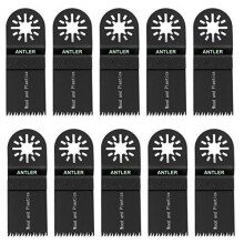 AB35CWB 35mm Antler Coarse Wood Blades Compatible with Fein Bosch Makita Oscillating Multitool Pack of 10