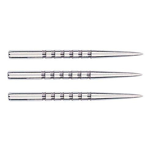 Unicorn Replacement Steel Dart Points Standard Length 6 Grooves 3 per Pack